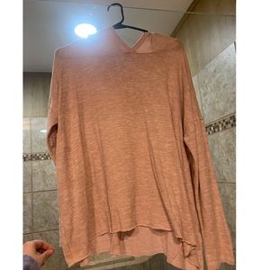 DUSTY PINK AMERICAN EAGLE HOODIE